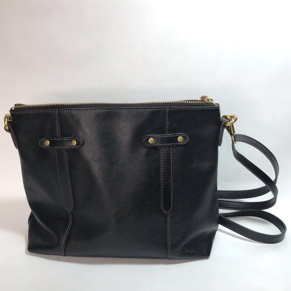 Fossil Bags Fossil Felicity Black Leather Crossbody Bag Poshmark